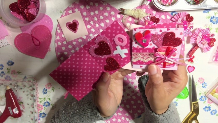#5 Valentine's????Day Series 2019 - DIY Mini Notecard & Matching Envelopes