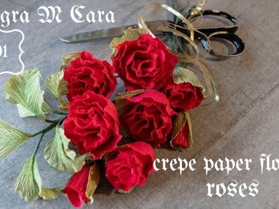701 DIY Rose Easy Paper Flower. Pro Paper Crafts Tutorial