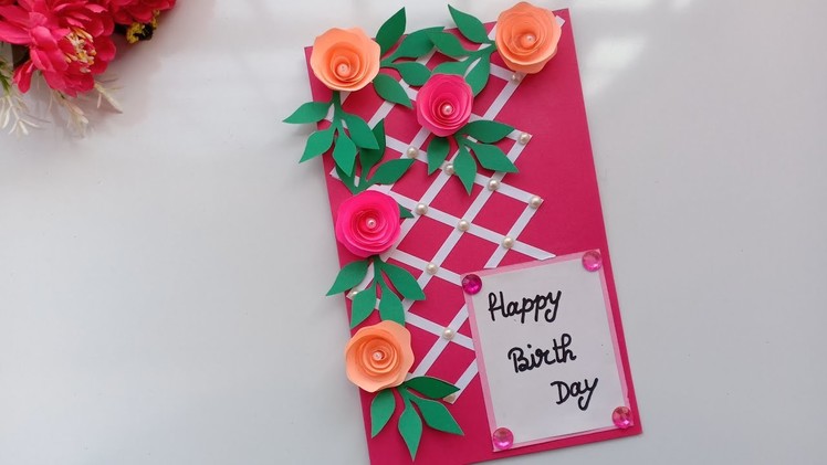 Beautiful Handmade Birthday card idea. DIY Greeting  Cards for Birthday.
