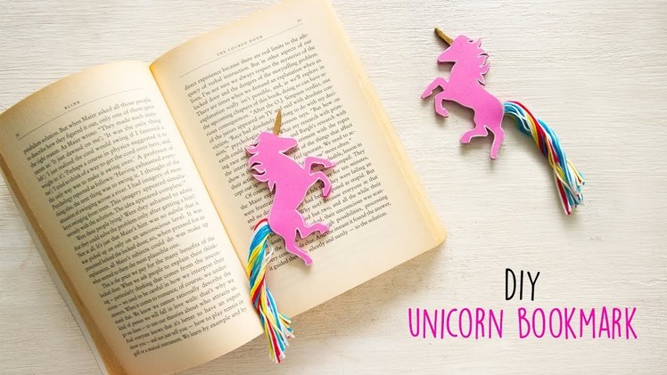 DIY Unicorn Bookmark | Back to School | Unicorn Craft