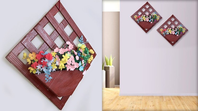 DIY.  Wall Hanging Flower Pot || Handmade Things || Best Out of Waste