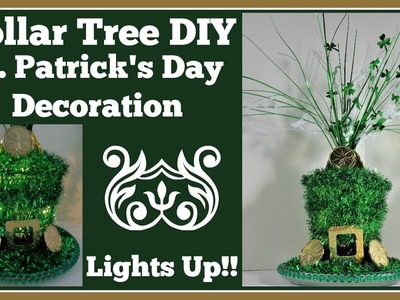 Dollar Tree Diy St  Patrick's Day ???? Decoration Lights Up