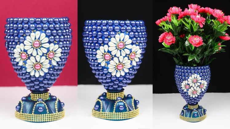 Flower Vase Out Of Waste Plastic Bottle | DIY Best Out Of Waste Idea | Plastic Bottle Craft Ideas
