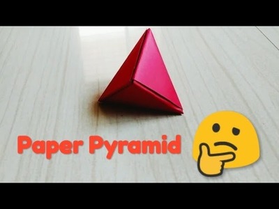 Box How To Make 3d Pyramid How To Make Origami Fox Box