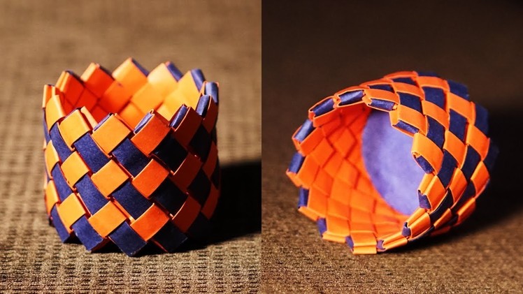 How To Make Paper Basket - Paper Basket Craft Making Tutorial