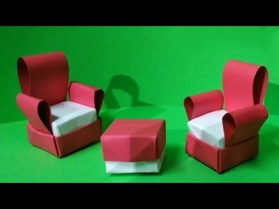 Paper craft.paper sofa.art and craft.easy Craft.art and craft ideas.craft ideas