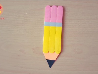 Pencil Craft with Popsicle Sticks
