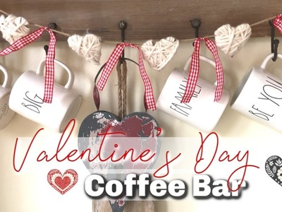 VALENTINE'S DAY COFFEE BAR | DIY VALENTINES DAY STIR SPOONS ????