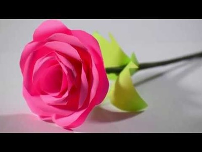 Valentine's day craft ideas || DIY Valentine gift ideas homemade || Paper Red Rose Craft 2019