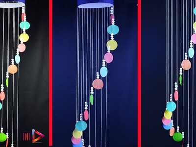 Very Easy To Make Home Decor Wind Chimes With Paper | DIY Wall Hanging | Paper Wind Chime Craft