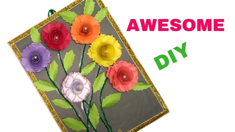 Art And Craft With Paper | #Woolen Craft | Wall Hanging Craft Ideas| Wall Decoration Ideas