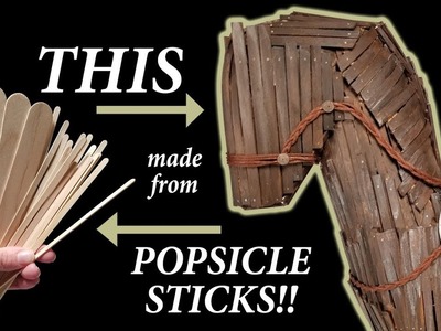 Building a Trojan Horse from Popsicle Sticks (or Craft sticks)