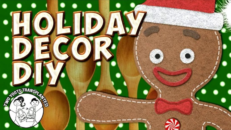 Christmas Craft Gingerbread Man Decor DIY