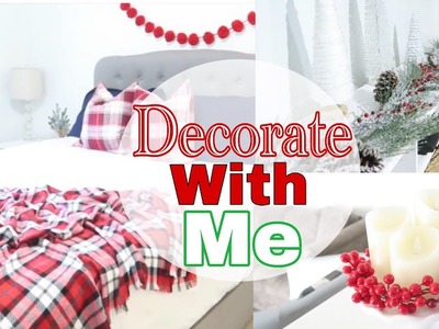 CHRISTMAS DECORATE WITH ME 2018 + Craft | Decorating and Setting up for Christmas