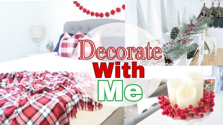 CHRISTMAS DECORATE WITH ME 2018 + Craft | Decorating and Setting up for Christmas