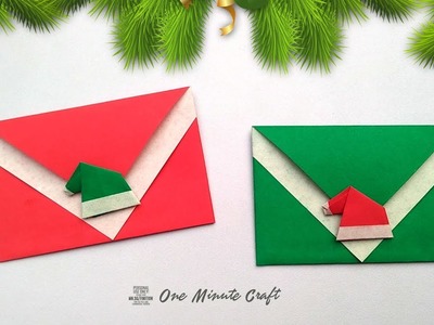 Christmas Envelope | 1 Minute Craft
