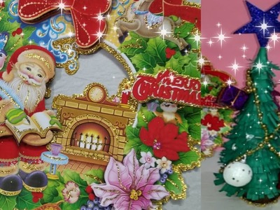 Christmas tree.art and Craft.Christmas art