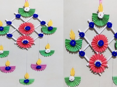 Diwali decoration ideas wall hanging.Diwali decoration paper craft ideas.Diy diwali decoration