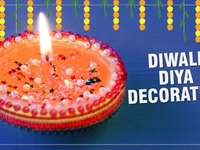 Diwali Diya Decoration Ideas | Easy Diya Decoration | Diwali Craft Ideas | Easy DIY Crafts