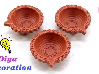 Diwali Diya Decoration with Best easy ways | Diwali Craft Idea By Sonali's Creations