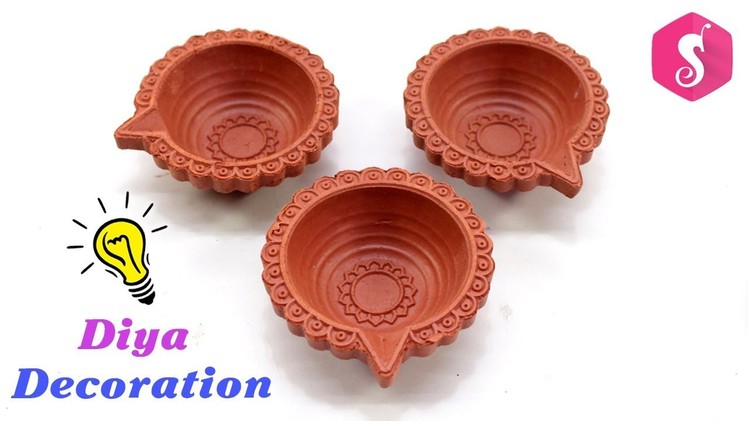 Diwali Diya Decoration with Best easy ways | Diwali Craft Idea By Sonali's Creations