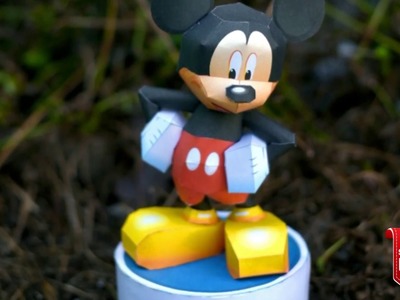 DIY 3D Paper Craft | Mickey Mouse
