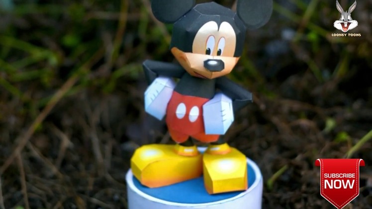 DIY 3D Paper Craft | Mickey Mouse