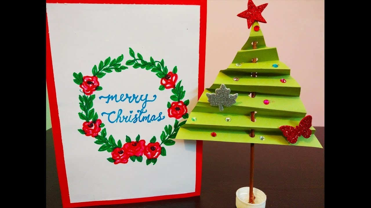 diy-christmas-tree-craft-ideas-table-top-christmas-tree-crafts