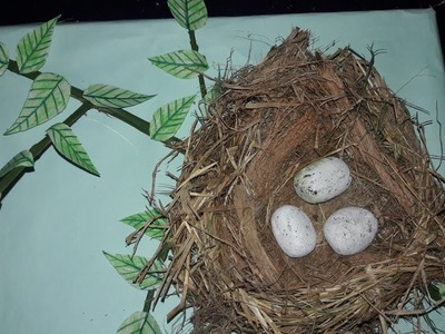 DIY| Coconut Fiber and Dry Grass Craft idea | Best our of waste material Reuse idea | Bird Nest