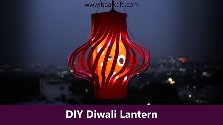 DIY Diwali Lantern | How to make Handmade paper lantern | Craft for kids