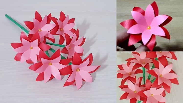 DIY Easy Paper Flowers - Handmade Craft Ideas - Room Decoration
