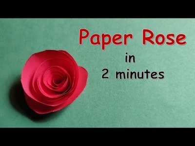 DIY: How to make Paper Rose. Flower | Origami | Paper craft