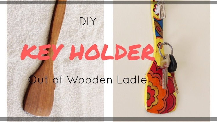 DIY Key Holder - Craft Out Of Waste - Makeover