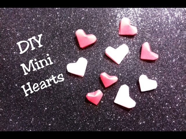 DIY Mini Heart-How to make Easy Mini Paper Heart-Paper craft