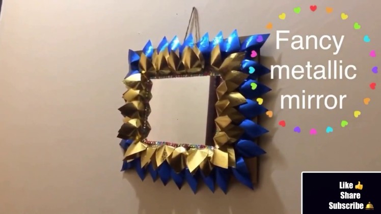 DIY mirror decoration ideas.best of waste DIY craft ideas old mirror makeover