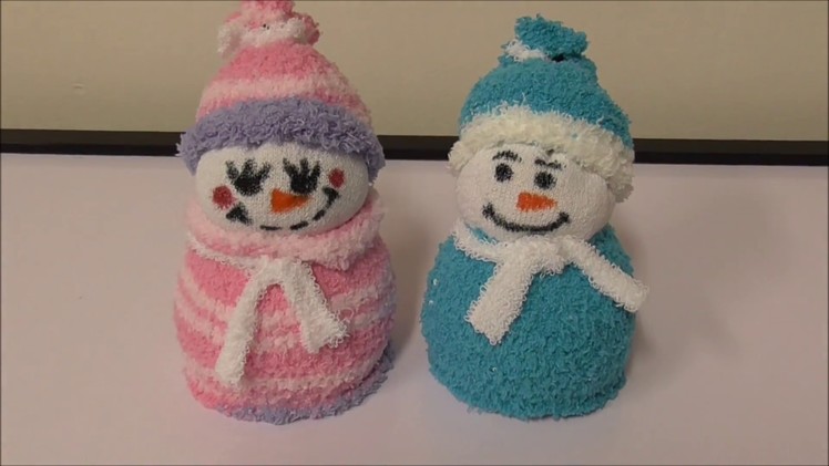 Easy DIY Sock Snowman Craft for KIDS!