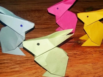 Easy origami craft - paper rabbit | paper craft | handmade reuse craft ideas