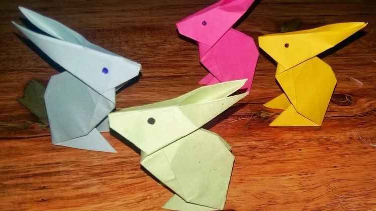 Easy origami craft - paper rabbit | paper craft | handmade reuse craft ideas