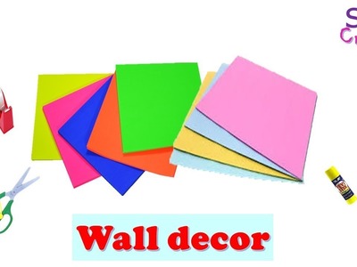 Easy paper craft ideas for wall decoration | diy room decor | paper crafts | diy arts and crafts