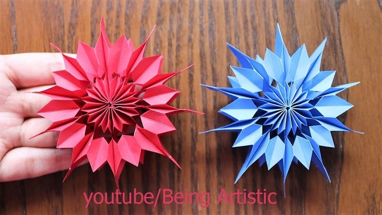 Easy way To Make Paper Star - Paper Craft - Handmade Star - Home Decor