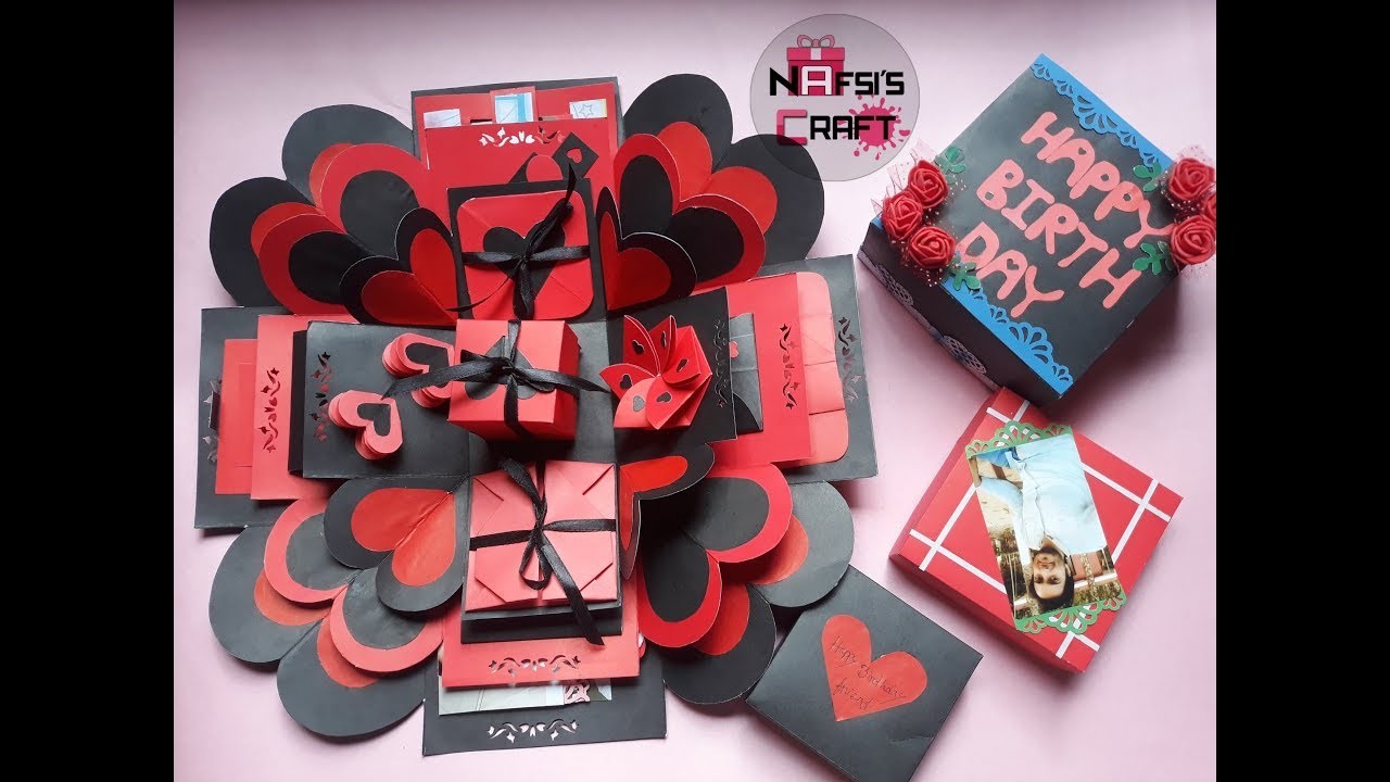 DIY Explosion Box Tutorial  Valentine's Day / Anniversary Gift