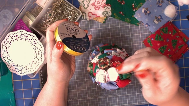 Fabric Christmas Tree craft part 2
