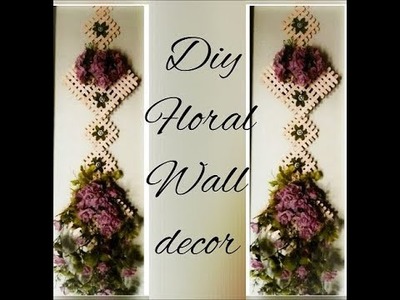 Floral Wall Decor Diy || Ice Cream Stick Craft || Popsicle Stick Craft || Art & Essentials