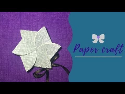 Flower invitation card | Flower envelope | Paper  craft | easy diy |