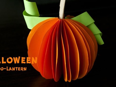 Halloween Craft | How to make a Paper Pumpkin