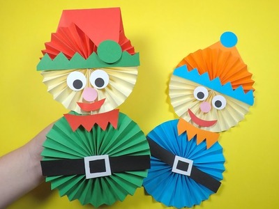 How to Make a Paper Elf | Christmas Craft for Kids
