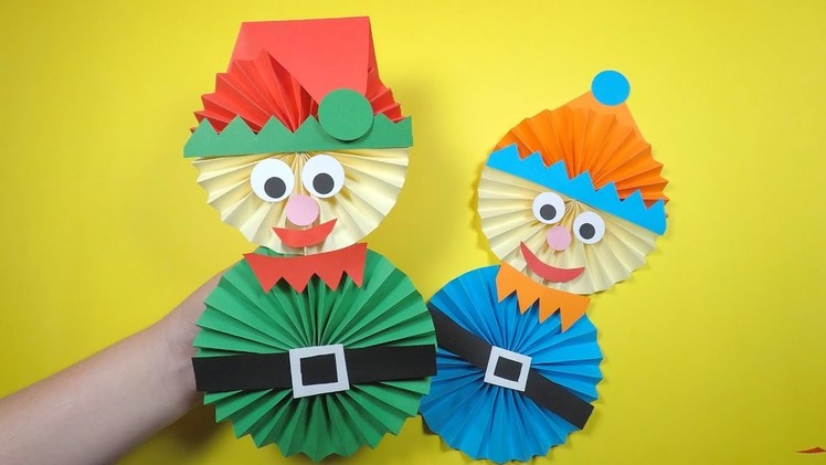 How to Make a Paper Elf | Christmas Craft for Kids