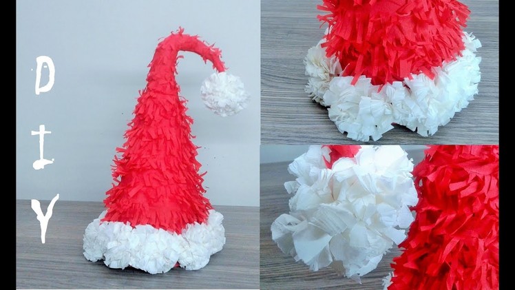 How to make a Santa hat - DIY Christmas craft Ideas