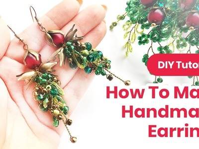How To Make Handmade Earrings | DIY Christmas Craft Idea