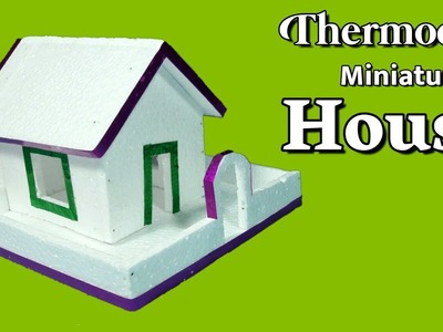 How To Make Thermocol House | DIY Art And Craft | Thermocol Craft For School Project
